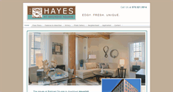 Desktop Screenshot of hayesapts.com